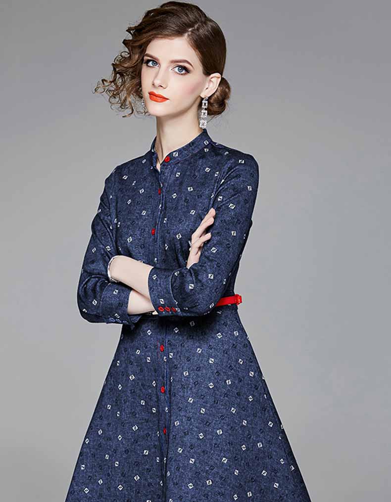 Blue Star Dress