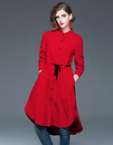 Red Fashion Coat