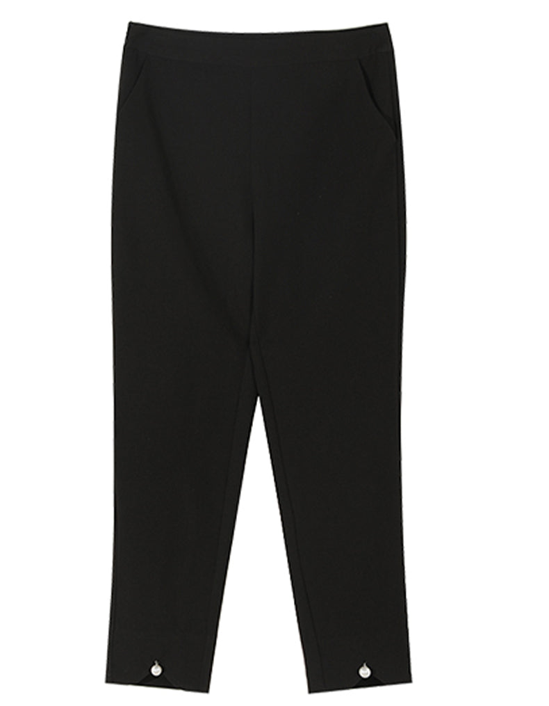 Black Pencil Trousers