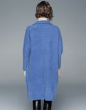 Blue Wool Coat