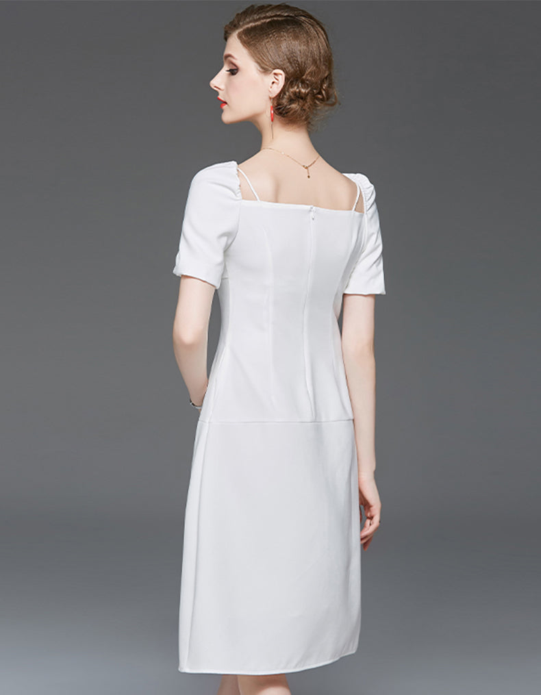 White Tithonia Dress