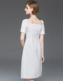 White Tithonia Dress