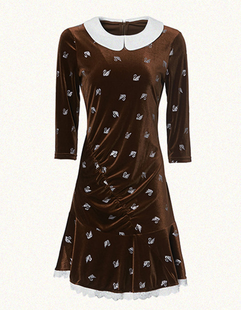 Velvet Bronzing Dress