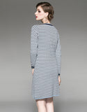 Stripes Angelonia Dress