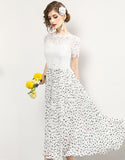 White Jasminoides Dress