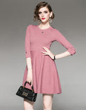 Retro Wool Dress