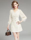 Snow Tassels Dress